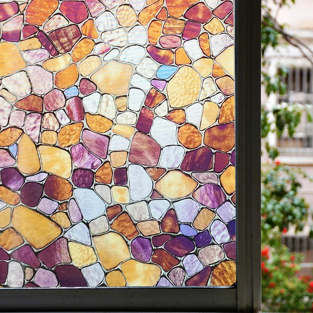 Film repositionnable mosaïque