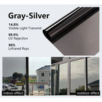 Film miroir fenêtre gris foncé - Vignette | VitrageVir